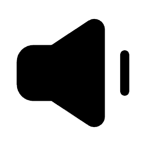 Sound Min Icon from Iconoir Solid Set