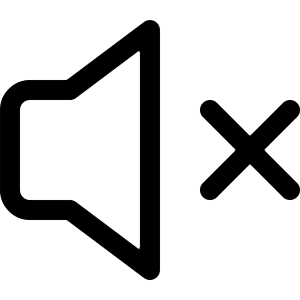 Speaker Off Icon from Radix Set