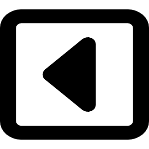 Square Caret Left Icon from Font Awesome Regular Set