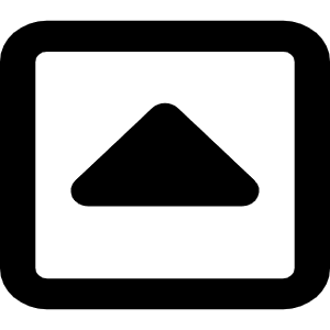 Square Caret Up Icon from Font Awesome Regular Set