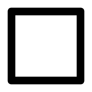 Square Full Icon from Unicons Solid Set