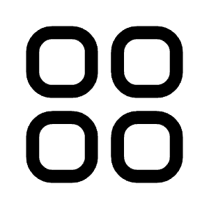 Squares 2x2 Icon from Heroicons Outline Set