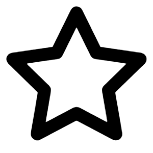Star Icon from Feather Set