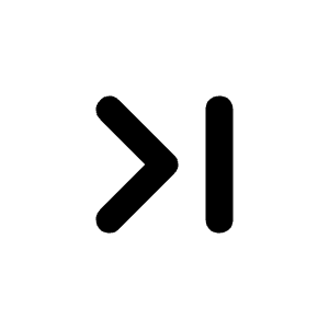 Step Forward Icon from Unicons Solid Set