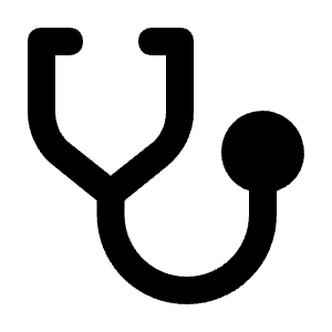 Stethoscope Alt Icon from Unicons Solid Set