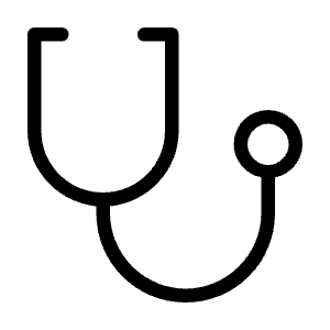 Stethoscope Icon from Unicons Thinline Set