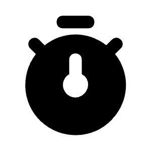 Stopwatch Icon from Unicons Solid Set