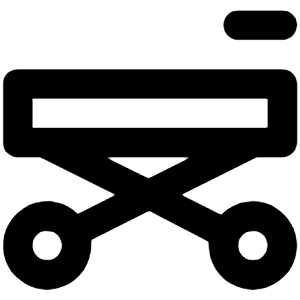 Stretcher Icon from Unicons Line Set