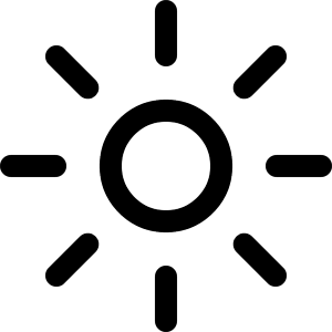 Sun Icon from Radix Set