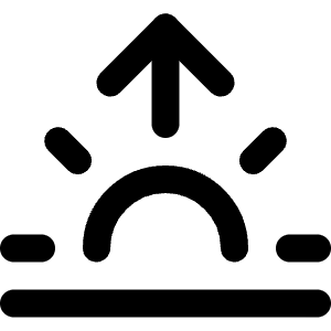 Sunrise Icon from Feather Set