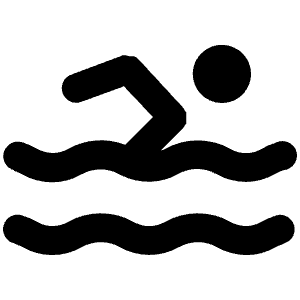 Swimmer Icon from Unicons Line Set