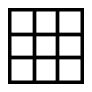 Table Icon from Unicons Thinline Set