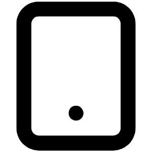 Tablet Icon from Unicons Line Set