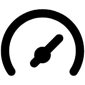 Tachometer Fast Icon from Unicons Line Set