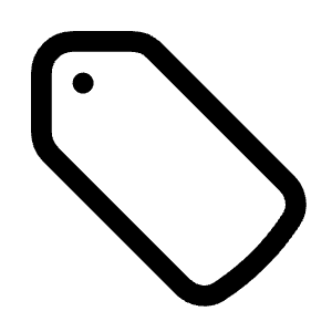 Tag Icon from Heroicons Outline Set