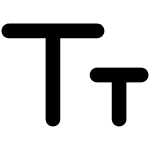 Text Fields Icon from Unicons Line Set