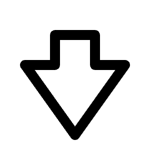 Thick Arrow Down Icon from Radix Set