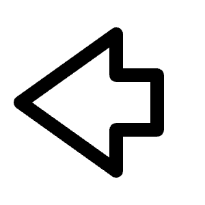 Thick Arrow Left Icon from Radix Set