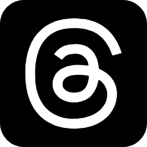 Threads Fill Icon from Bootstrap Set