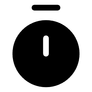 Timer Icon from Iconoir Solid Set