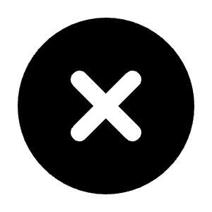 Times Circle Icon from Unicons Solid Set