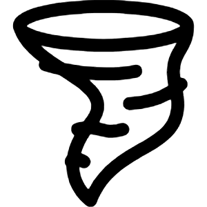 Tornado Icon from Bootstrap Set