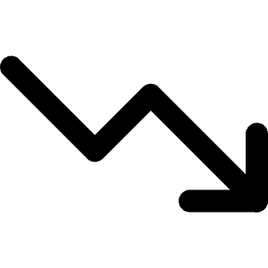 Trending Down Icon from Feather Set