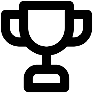 Trophy Icon from Unicons Line Set