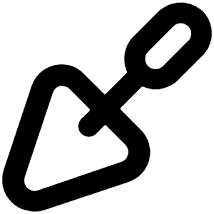 Trowel Icon from Unicons Line Set