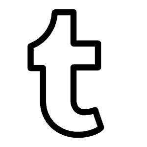 Tumblr Alt Icon from Unicons Thinline Set