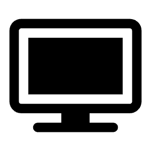 Tv Icon from Heroicons Solid Set