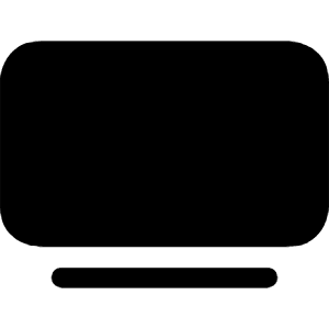 Tv Fill Icon from Bootstrap Set