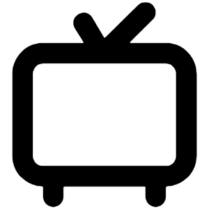 Tv Retro Icon from Unicons Line Set