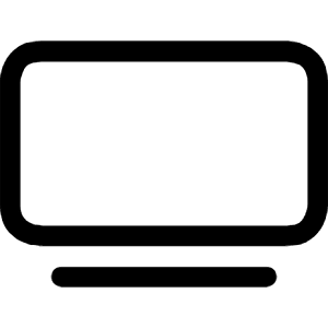 Tv Icon from Bootstrap Set
