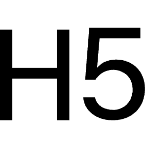 Type H5 Icon from Bootstrap Set