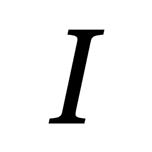 Type Italic Icon from Bootstrap Set