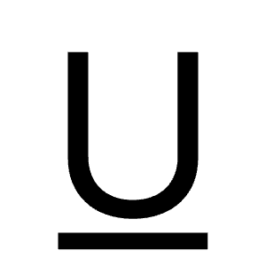 Type Underline Icon from Bootstrap Set
