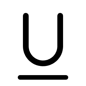 Underline Icon from Radix Set
