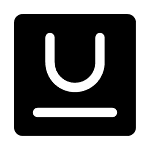 Underline Square Icon from Iconoir Solid Set