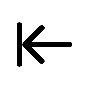 Unindent Icon from Bootstrap Set