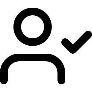 User Check Icon from Feather Set