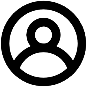 User Circle Icon from Unicons Line Set