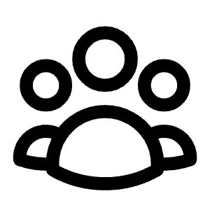 User Group Icon from Heroicons Outline Set