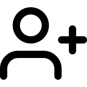 User Plus Icon from Feather Set