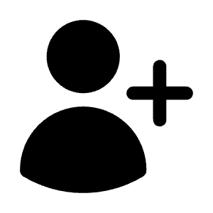 User Plus Icon from Heroicons Solid Set