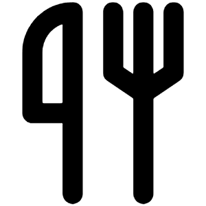 Utensils Icon from Unicons Line Set
