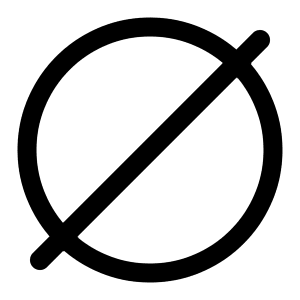 Value None Icon from Radix Set