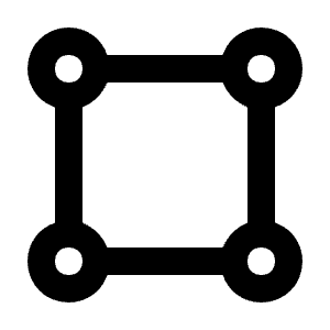 Vector Square Icon from Unicons Solid Set