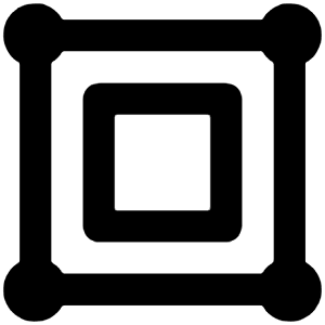 Vector Square Alt Icon from Unicons Line Set