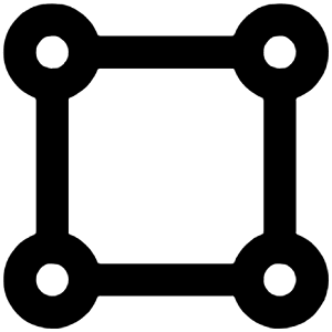 Vector Square Icon from Unicons Line Set